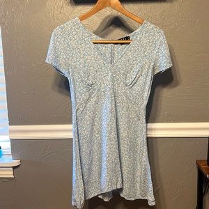 Floral dress Motel light blue xs
